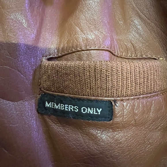 Members only Vintage leather jacket - Picture 3 of 6